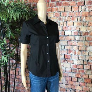 5/$25 Theory short sleeve button down shirt